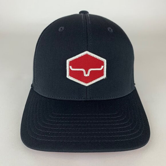 Kimes Ranch Black Yupoong Stretch Fit Snapback Hat - Picture 2 of 6